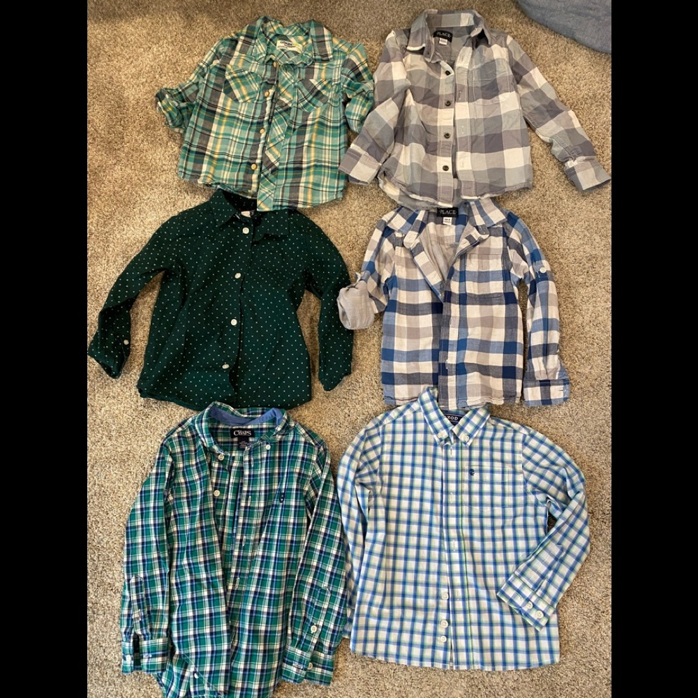 4/4T boys dress shirts